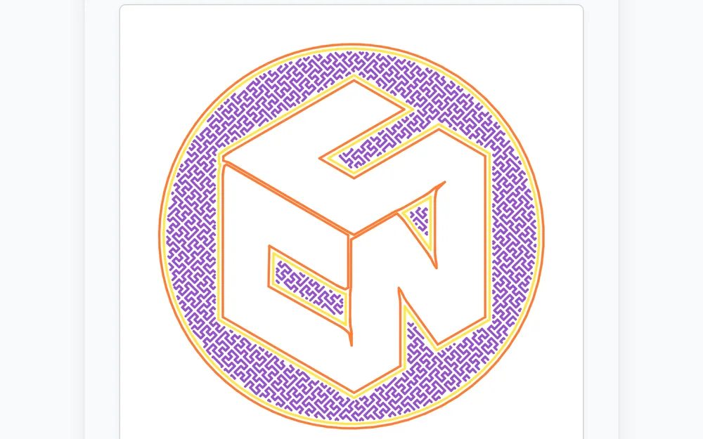The CNC Kitchen logo rendered as first layer extrusion paths