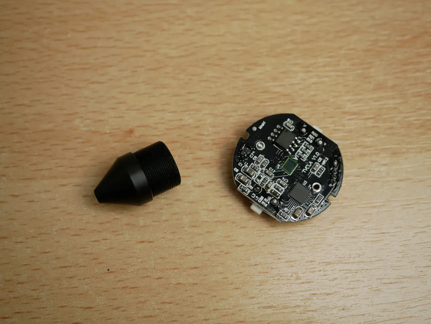  USB Microscope lens and PCB with sensor 