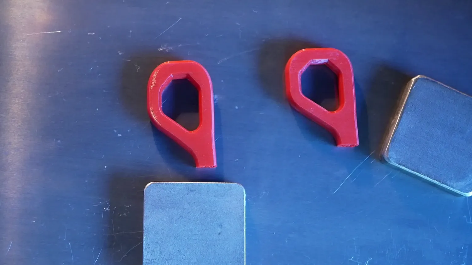  “As printed” (deformed) and Plaster Annealed samples after temperature test @170°C 