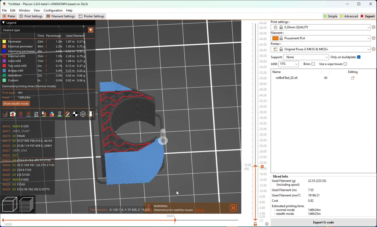 Arc Overhangs in Pleccer