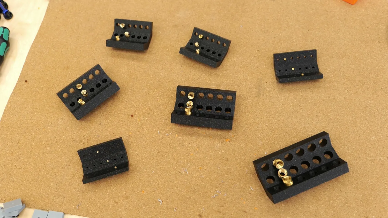 Printed calibration parts for heat-set insert hole sizes