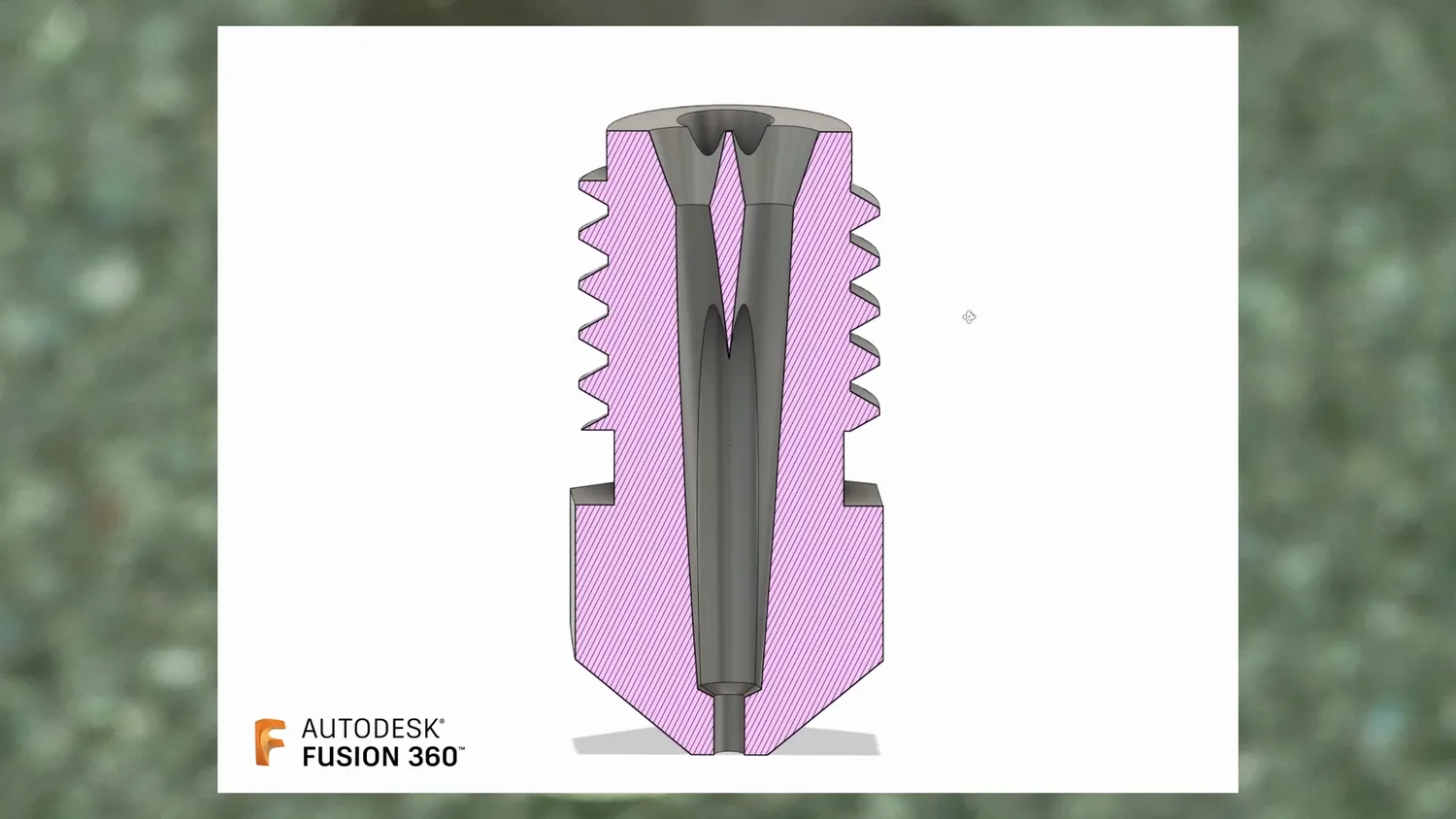 Reverse-engineered cross section of a CHT nozzle