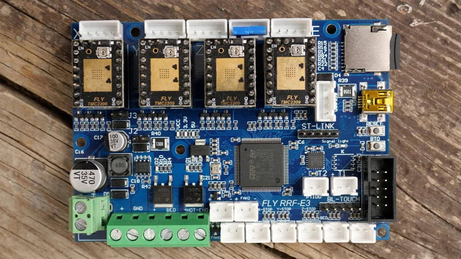 Mellow FLY RRF E3 with 4 TMC2204 driver installed