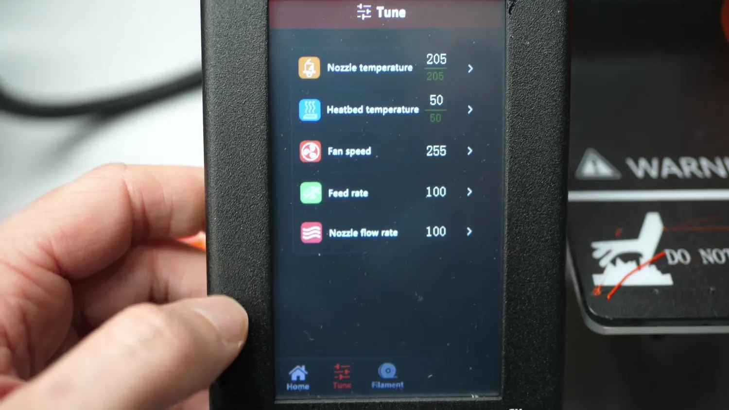  Color Touchscreen of the Alfawise U30 Pro 