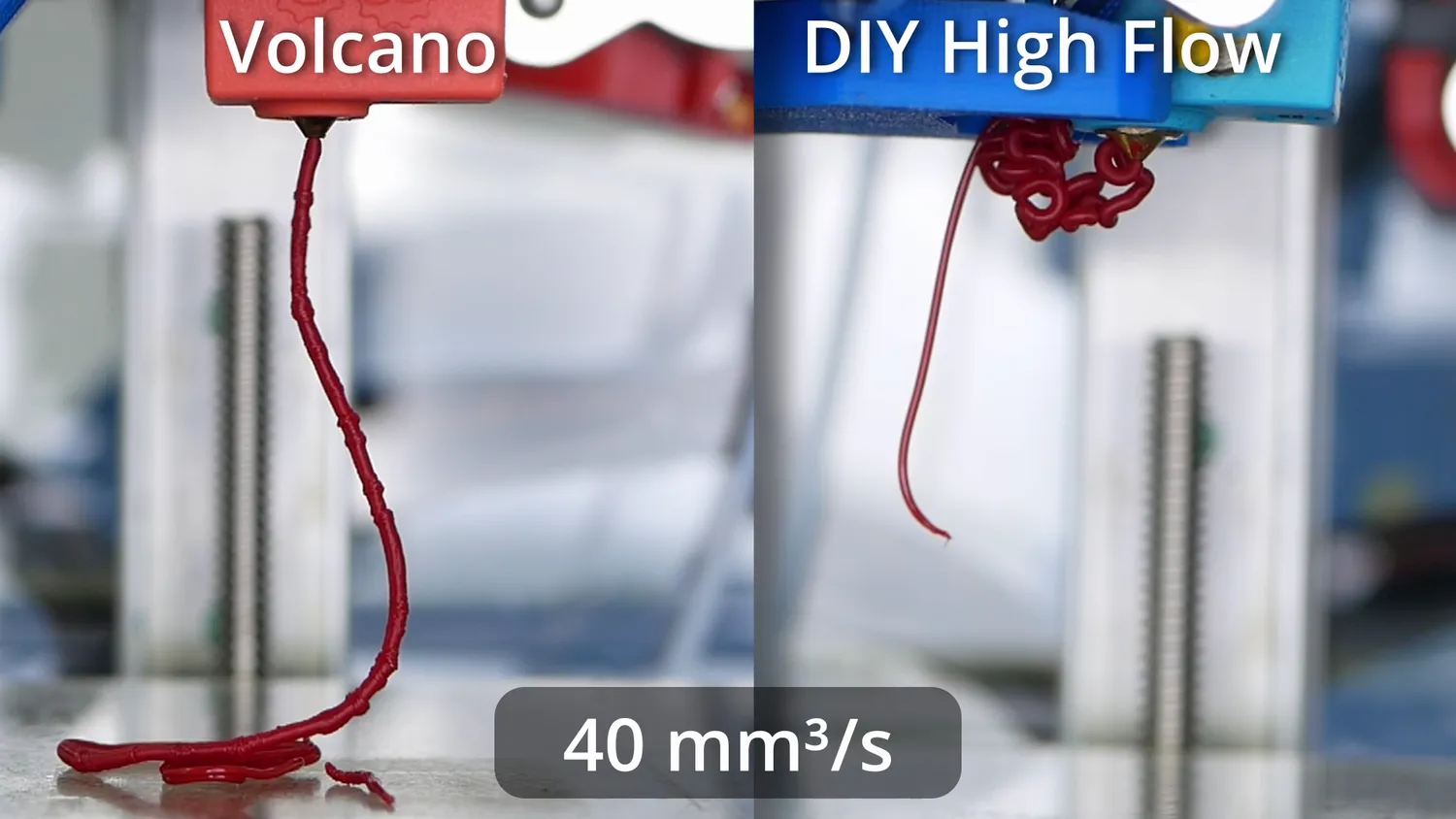  Unsymmetrical placement of the wire in the nozzle causes coiling extrusions 