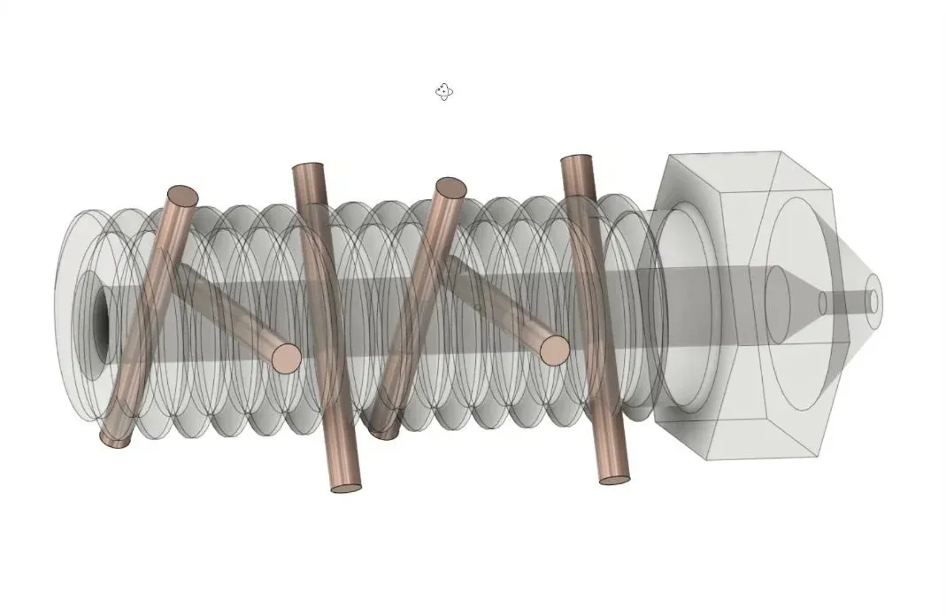  CAD of Über Volcano Nozzle 