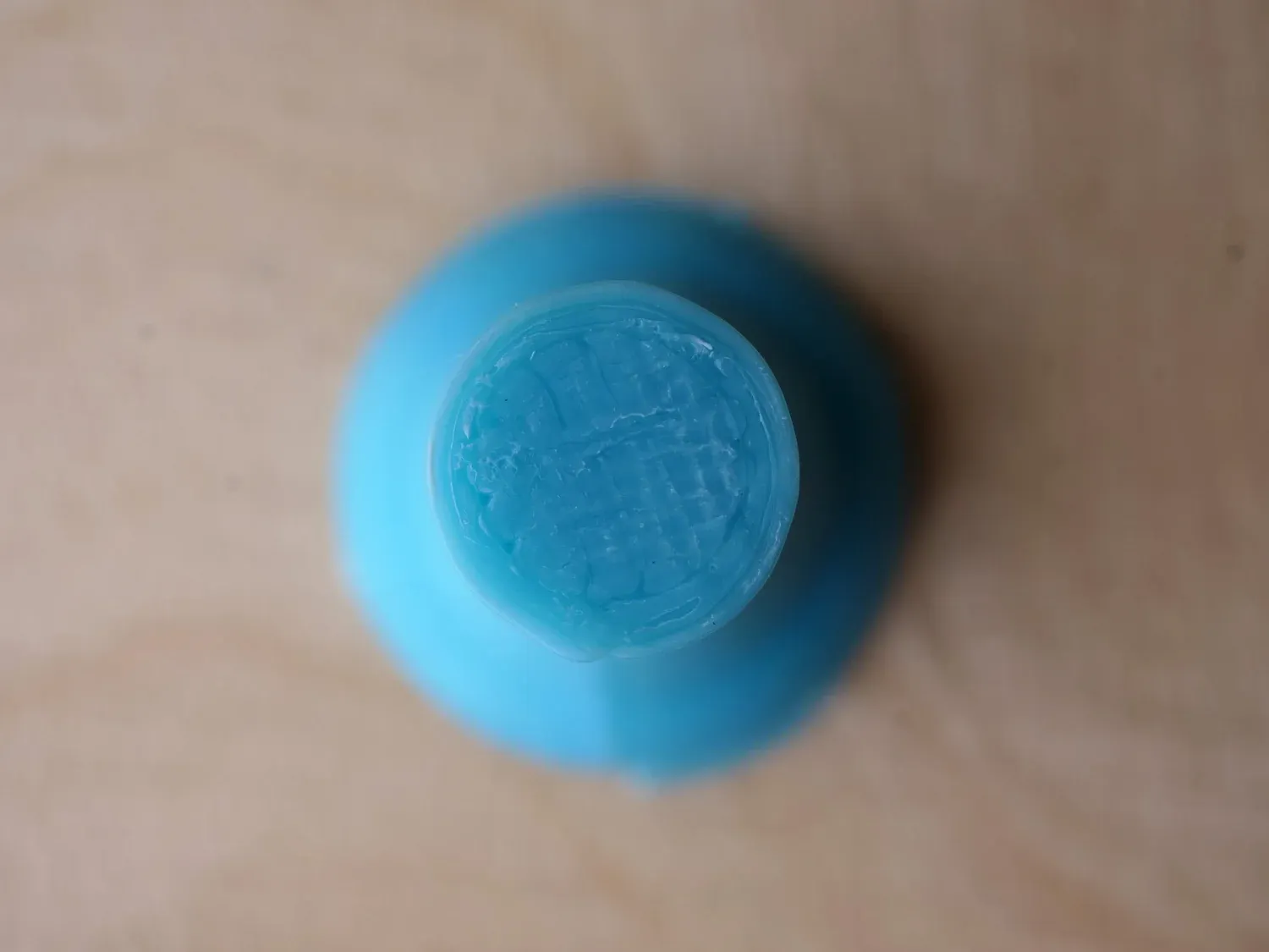 ABS printed with the chamber open: a clean, flat fracture surface
