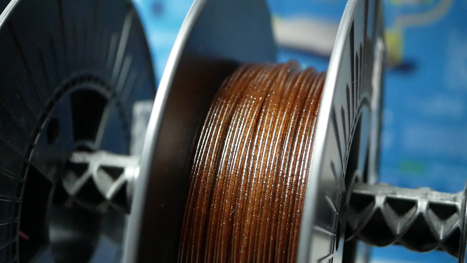  Coffee PLA on the spool 