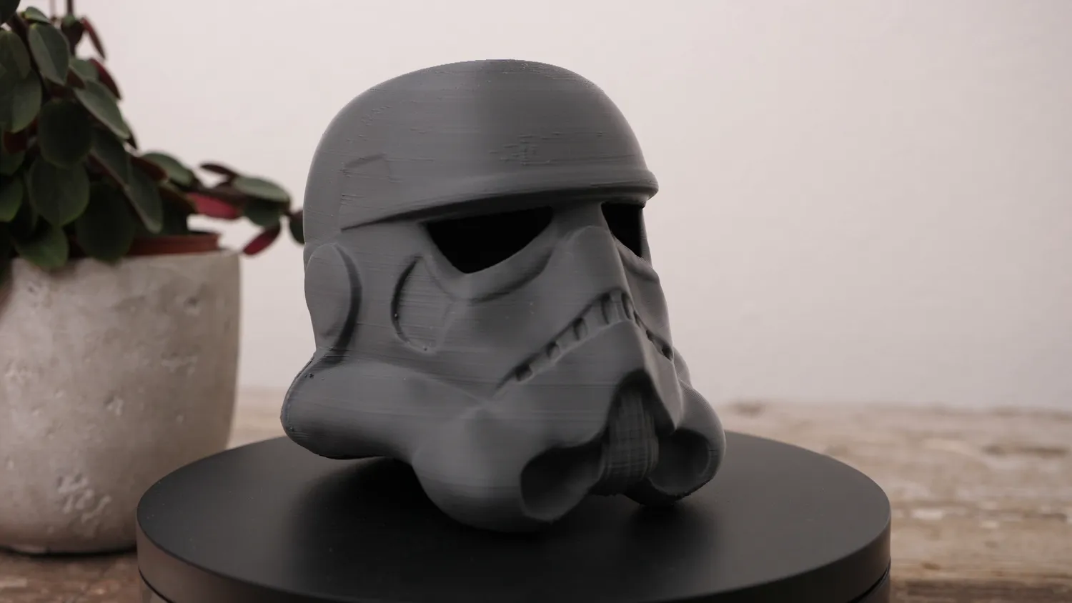 Storm Trooper helmet by Geoffro resumed after with barely any marks