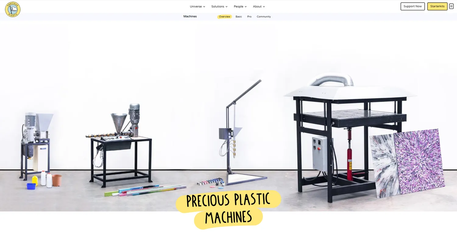 All Precious Plastics Machines
