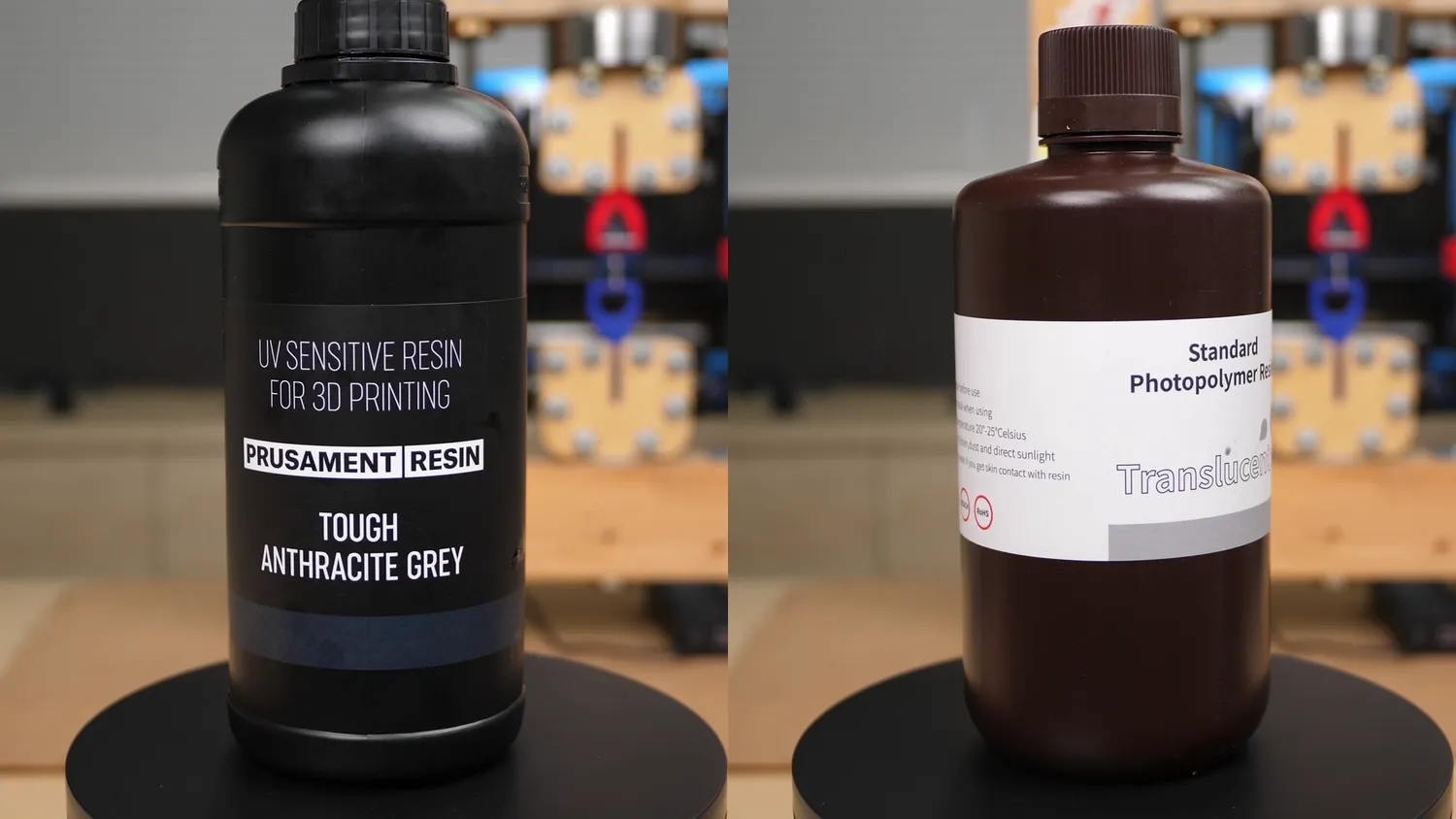 PRUSAMENT Tough Resin & Elegoo Translucent Resin