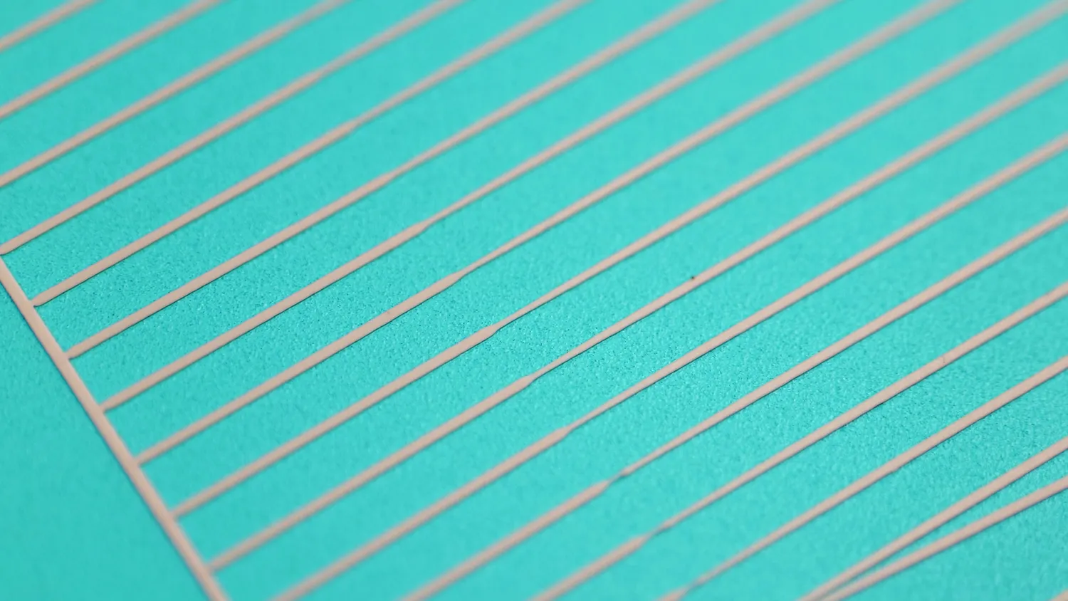 Line width changes after speed transitions