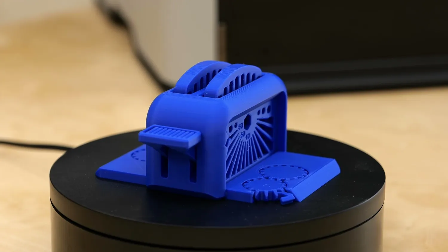 A single material test print made on the Bambu Lab H2D