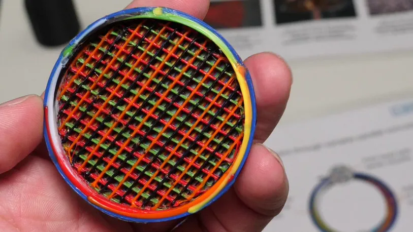 Perimeter printed in one go with several nozzles acitve at a time
