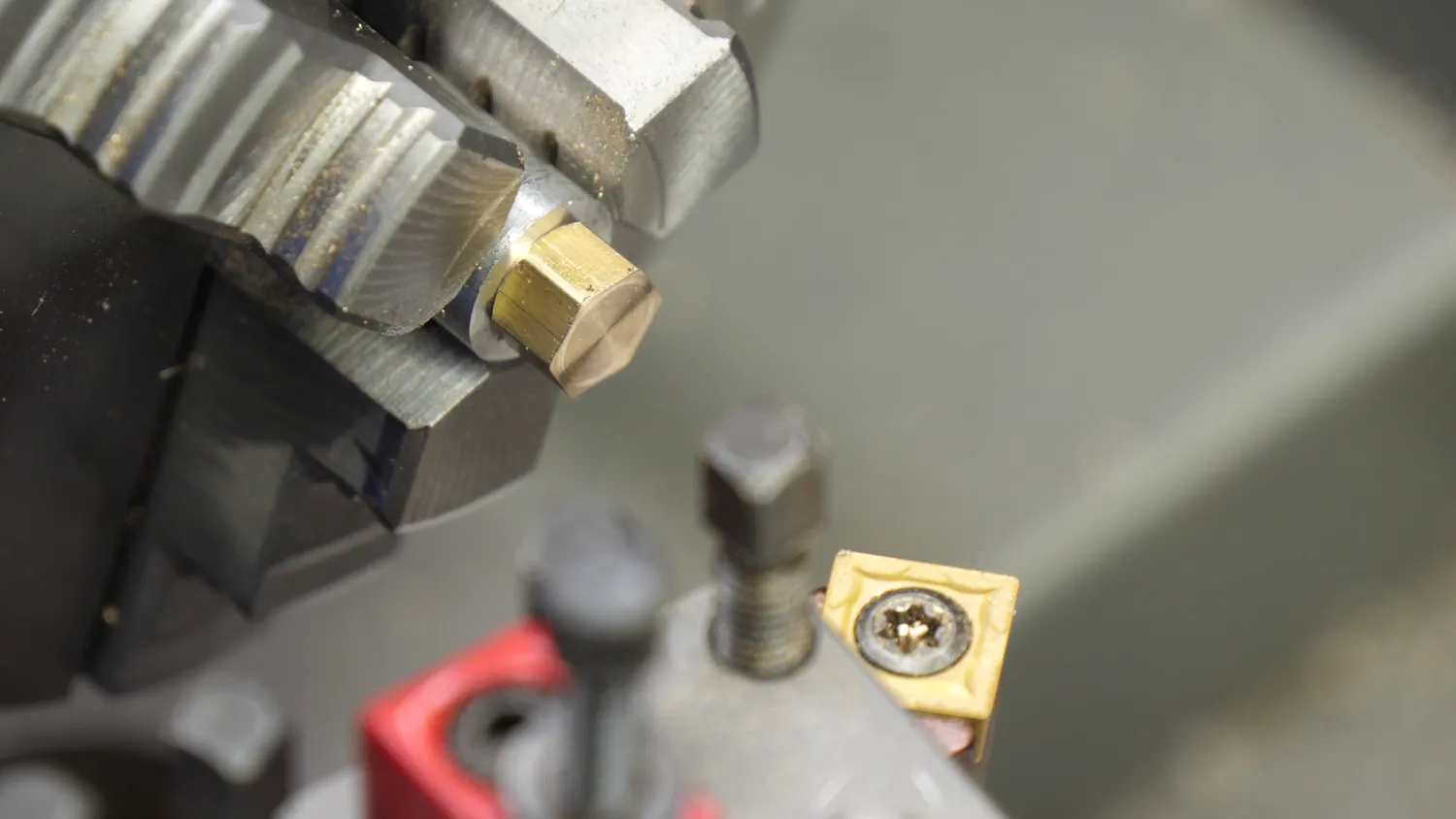 Nozzle Blank in Aluminum Holder