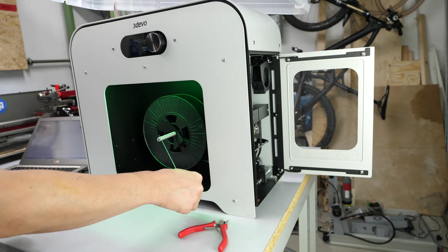  Starting the spooling process 