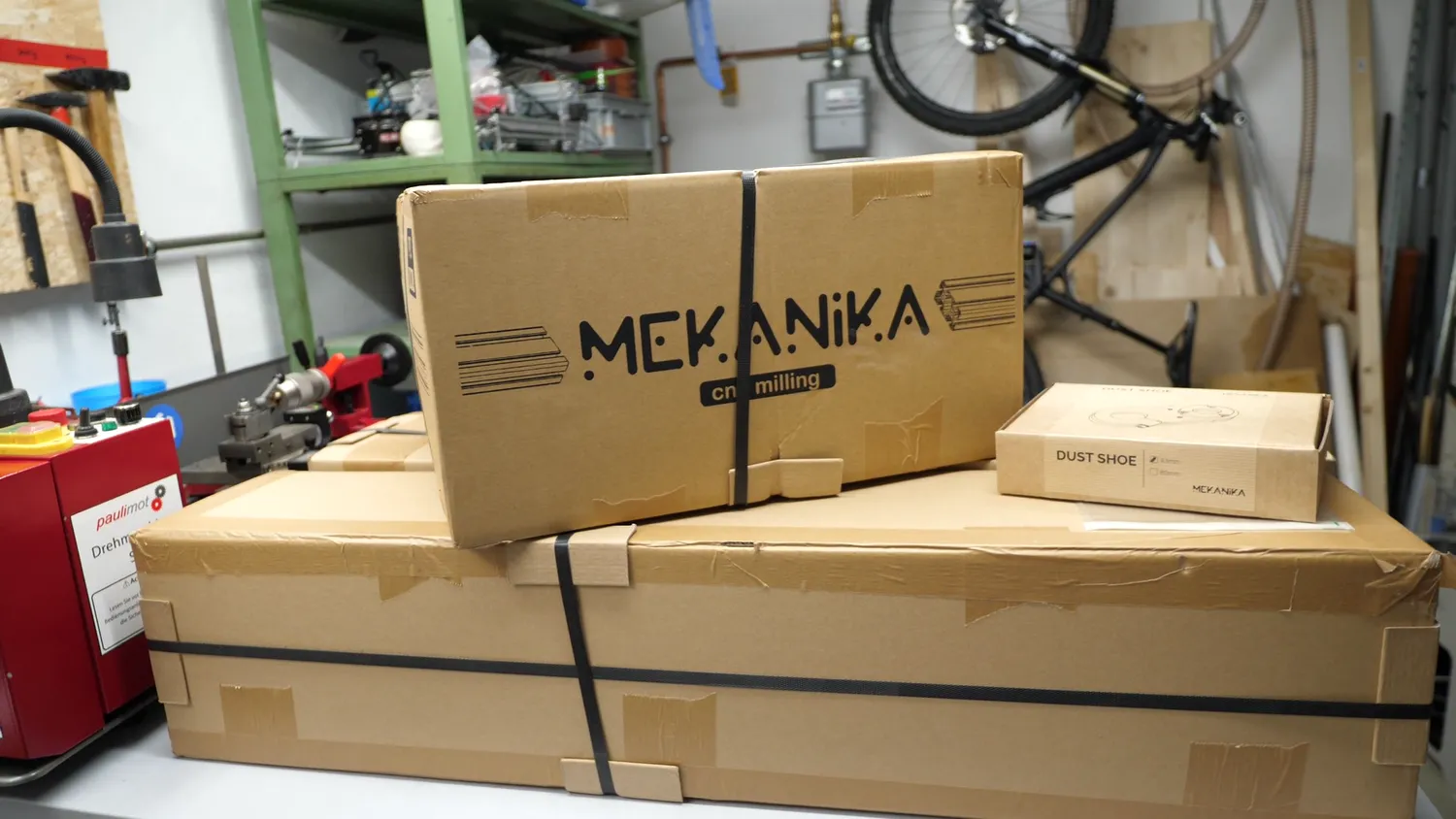 CNC Router Kit still in boxes