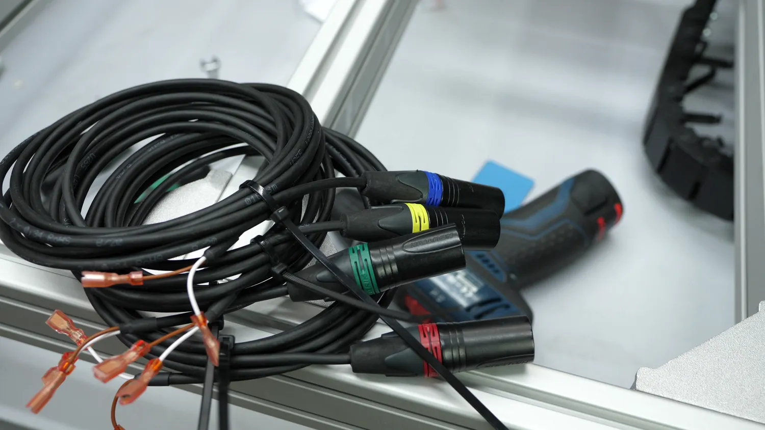 Color-coded Cables