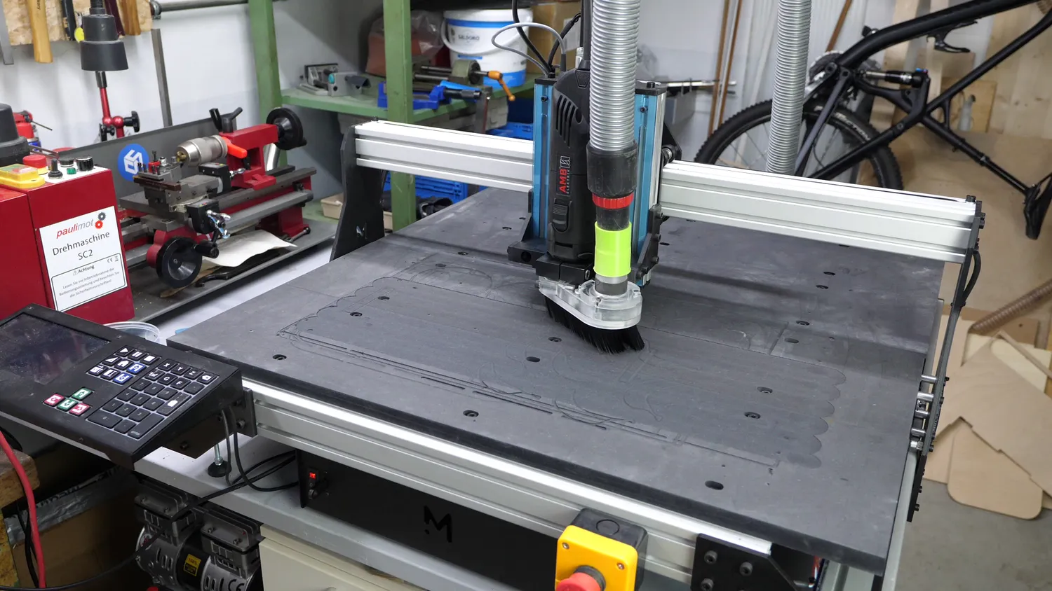 Machining the waste board flat