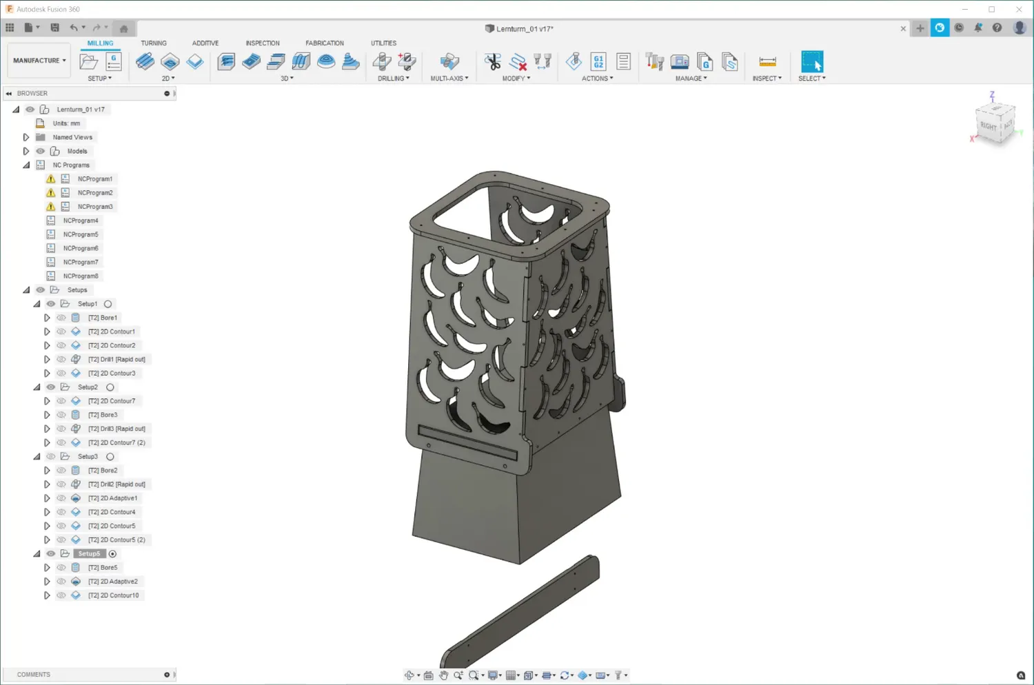Learning tower in Dusion360