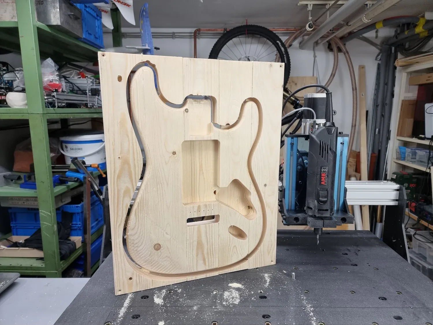 Finished front