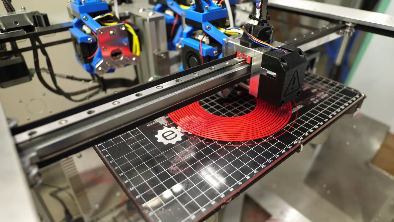 Printing process on the E3D Toolchanger