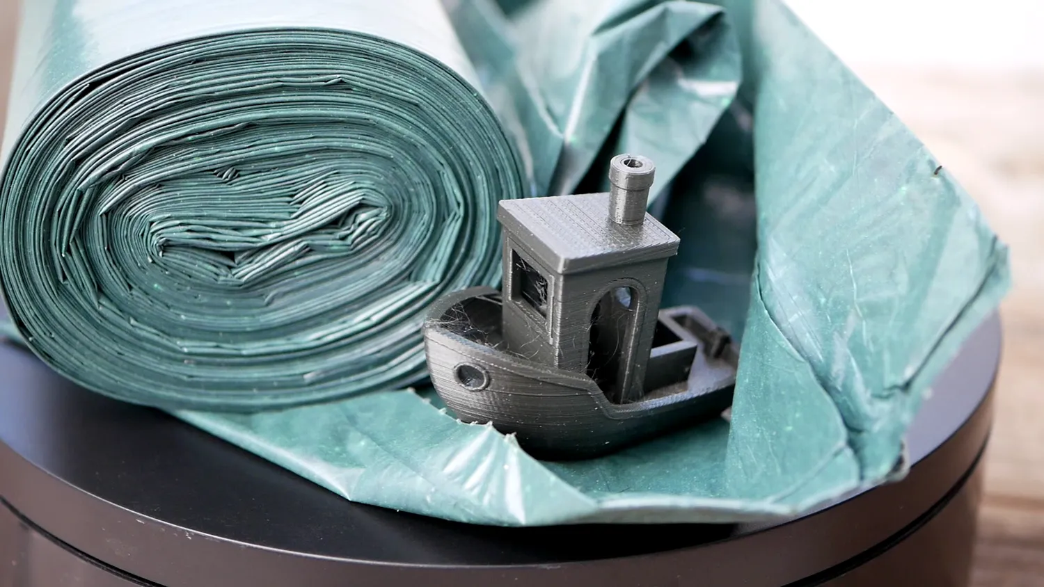 3DBenchy from the mix of materials