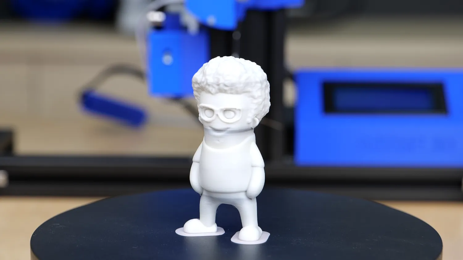  3D Print showing streaks of impurities 
