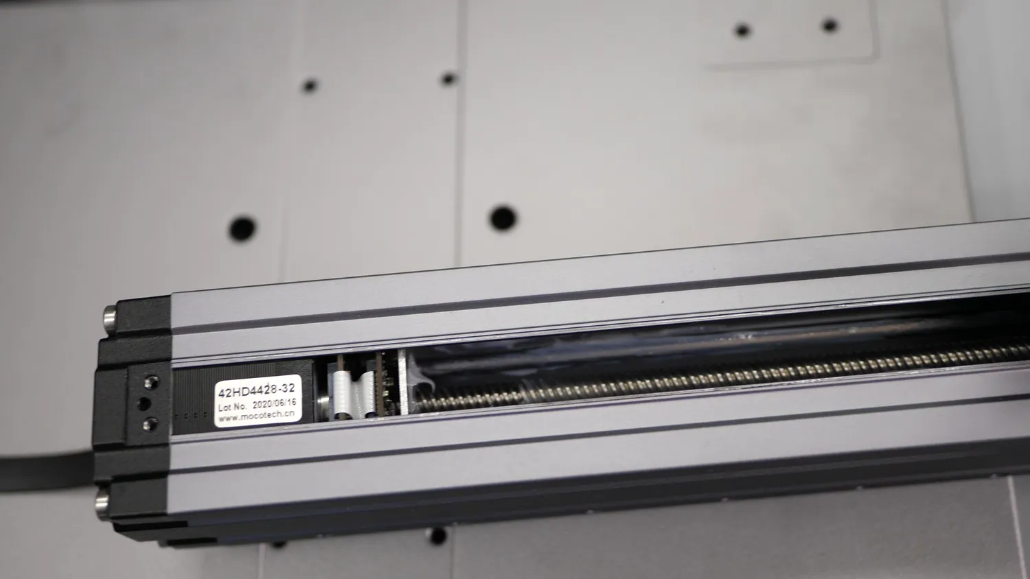  A view inside the linear modules 