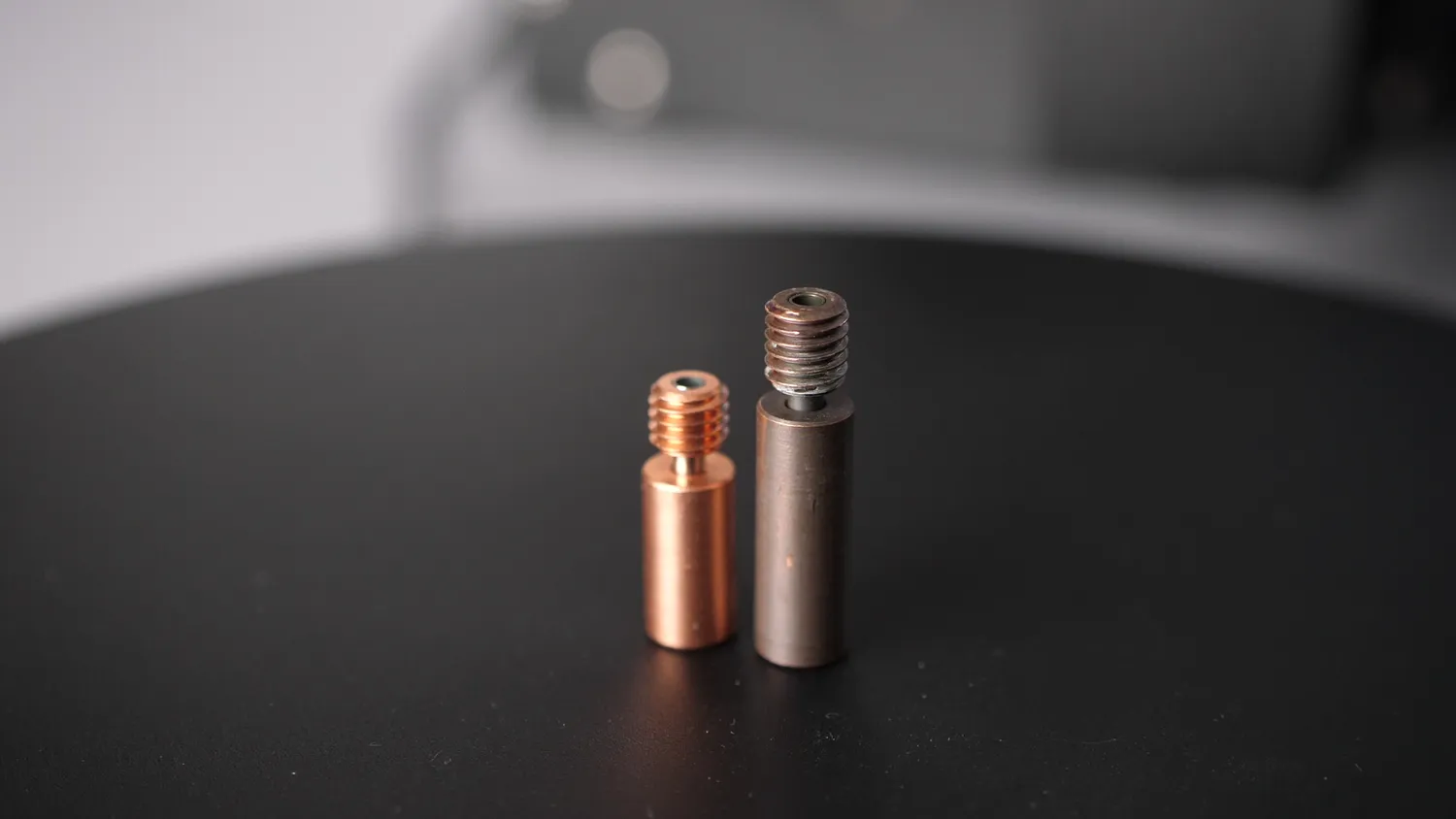  Generic BiMetal Heat Break (left) and Copperhead Heat Break (right) 