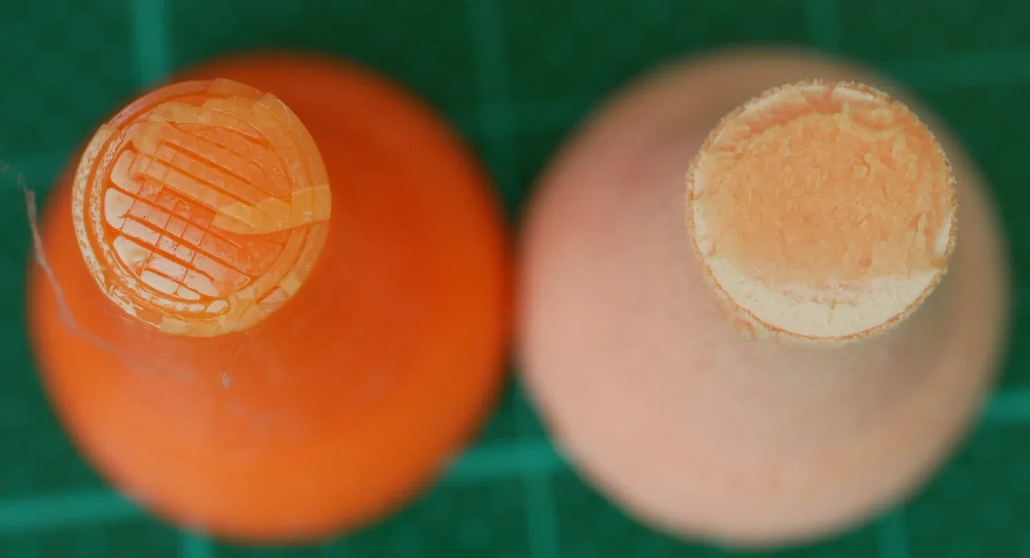  PLA+ fracture surface - before (left) and after (right) salt remelting 