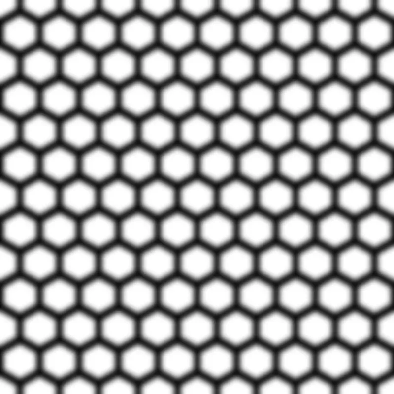 Greyscale hexagon tile used as a texture