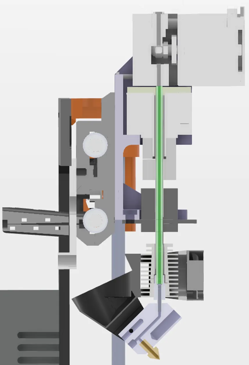 Section view of the RotBot toolhead
