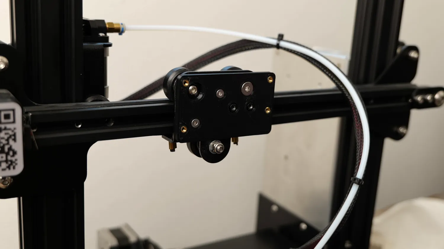  X-Carriage with the Adapter Plate Installed 