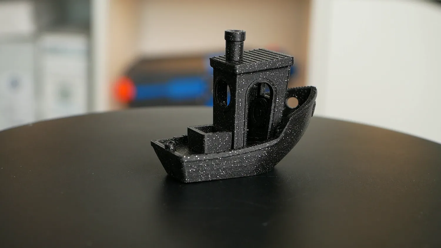  3D Benchy printed with the Hemera Tool on the MUTANT 