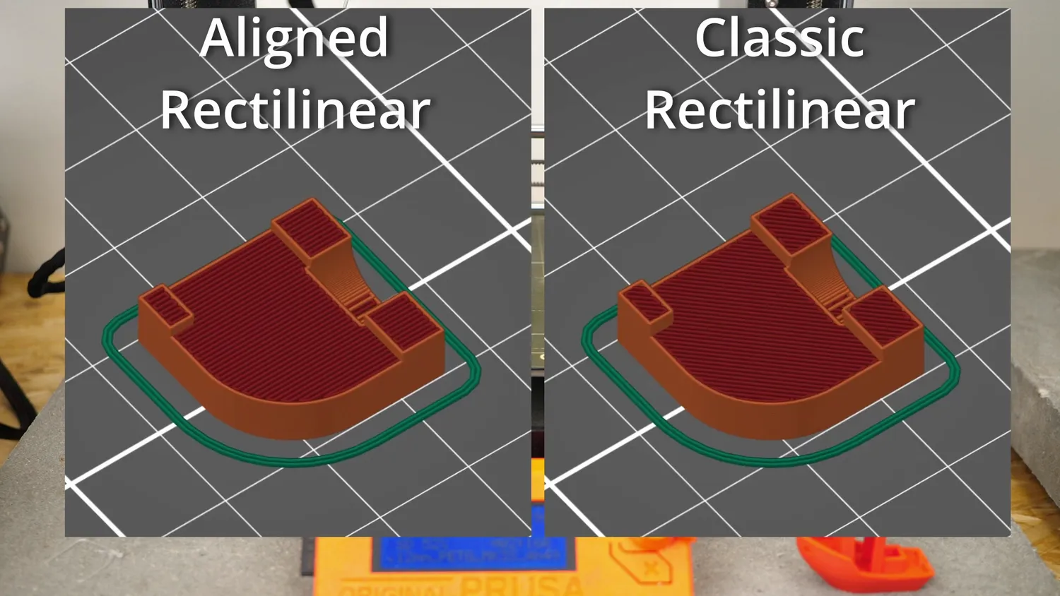 Aligned Rectilinear Infill
