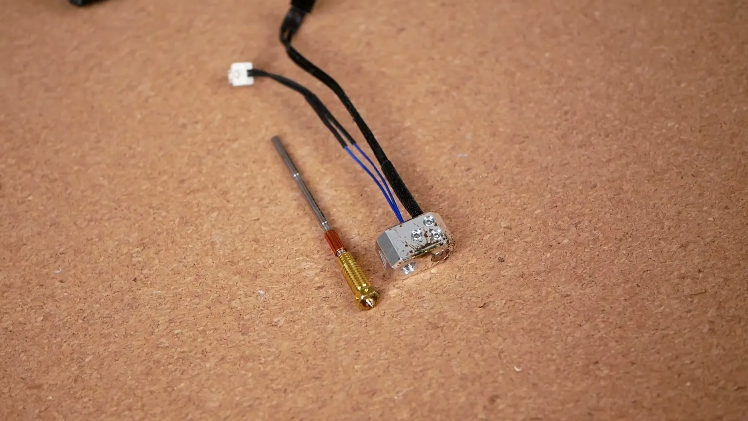 Prusa MK4 nozzle-heatbreak with heater cartridge and thermistor